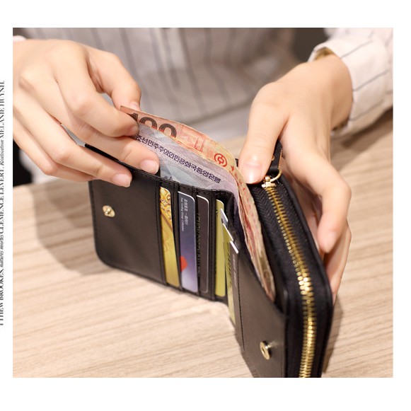 Ví da ngắn Hàn Quốc - mẫu mới 2018 | BigBuy360 - bigbuy360.vn
