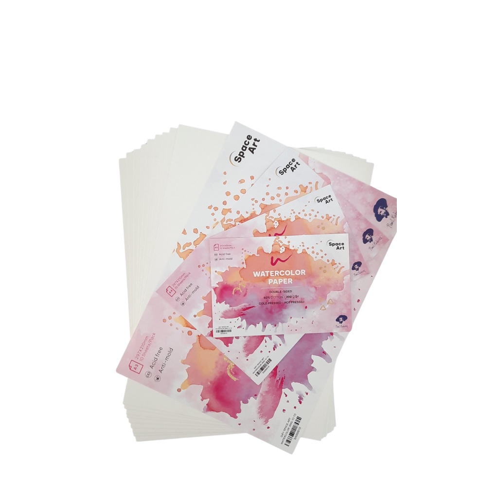 Giấy Vẽ Màu Nước Paul Rubens 300gsm 50% Cotton Bìa Hồng