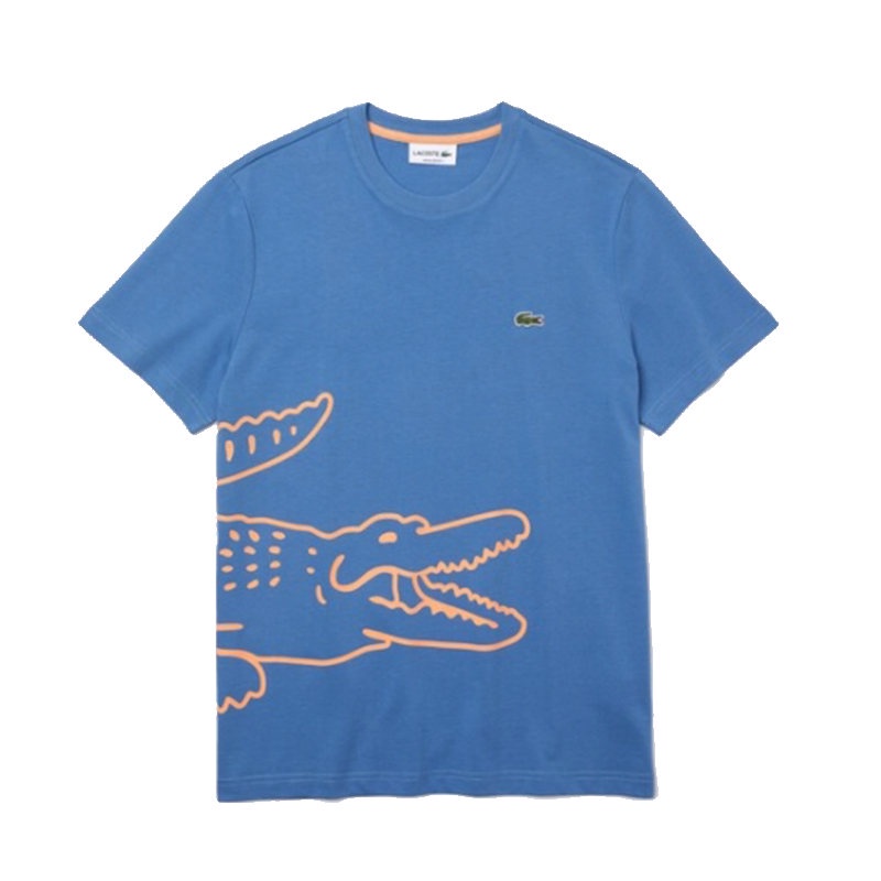 Áo Thun cotton Ngắn Tay In Chữ Laco Thời Trang Cho Nam Nữ