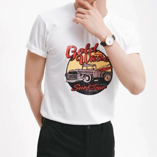 Áo thun cotton họa tiết