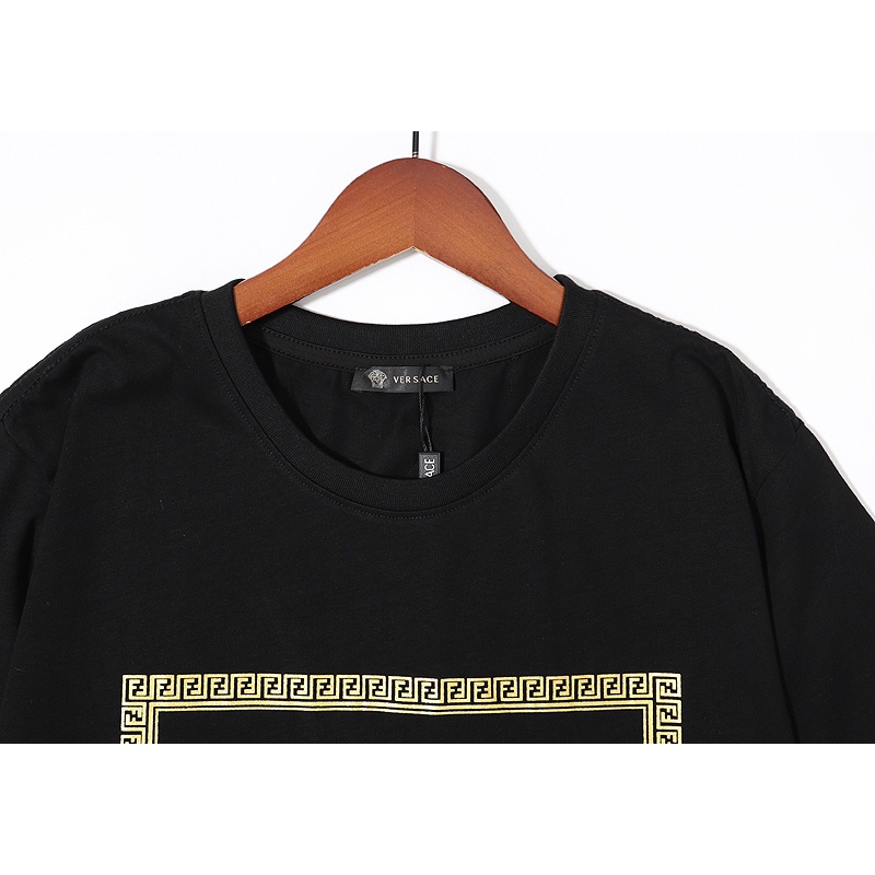 Bán Chạy Nhất Áo Thun Cotton Tay Ngắn Thêu Hình VERS &amp; CE Cho Nam Và Nữ Plus Size