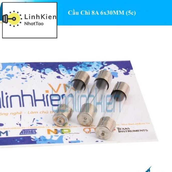 [Sale] Cầu Chì Ống Các Loại Kích Thước 6x30MM ( Túi 5 cái)