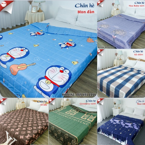 Chăn Cotton dùng cho mùa hè và mùa thu giá rẻ, mẫu mã đa dạng tại xưởng