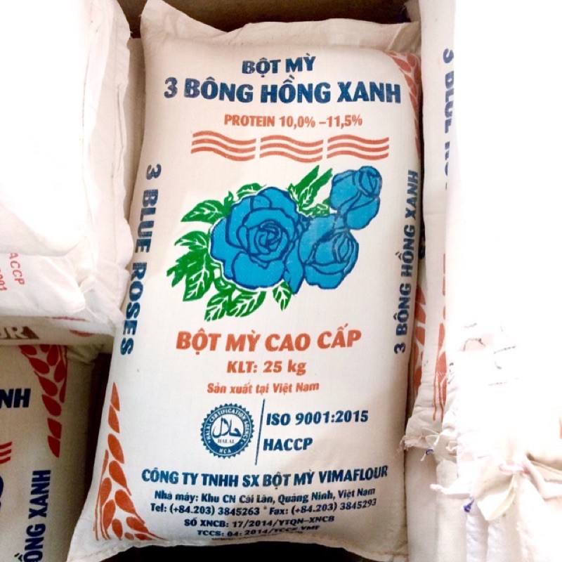 Bột mỳ 3 bông hồng xanh 1kg (bột só 8)
