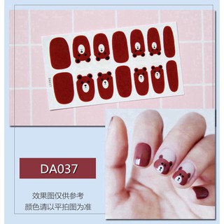Miếng Dán Trang Trí Móng Tay 3d Da021-Da040
