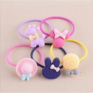 Combo 2 chun buộc tóc nhiều kiểu dễ thương cho bé