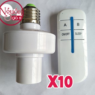 Compo 10 Đui đèn điều khiển từ xa remote RF E27