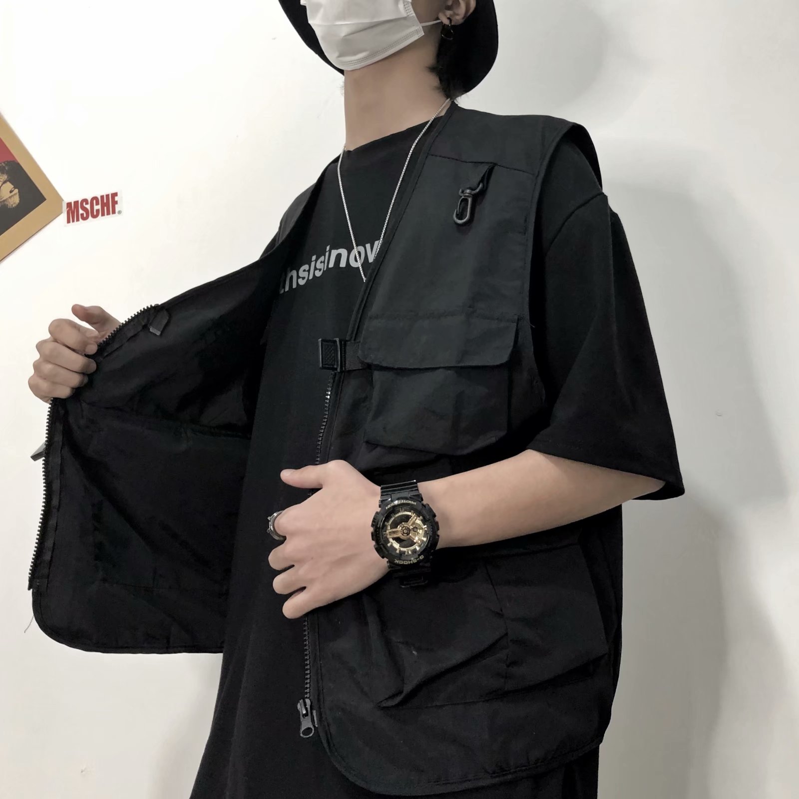 Áo Khoác Chiến Thuật Dáng Rộng Cá Tính Trẻ Trung Hợp Thời Trang | BigBuy360 - bigbuy360.vn