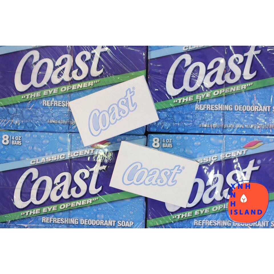 Xà phòng Khử Mùi & Làm Sạch Da Coast Deodorant Soap Mỹ - 113g