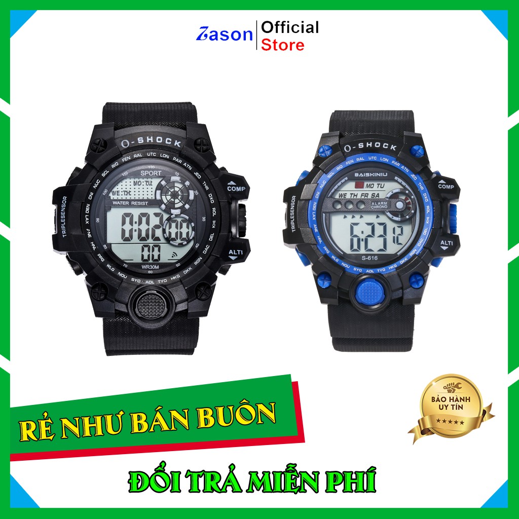 [RẺ QUÁ] Đồng Hồ Điện Tử Trẻ Em Thời Trang O Shock S96 Có Đèn Led Và Âm Báo Thức