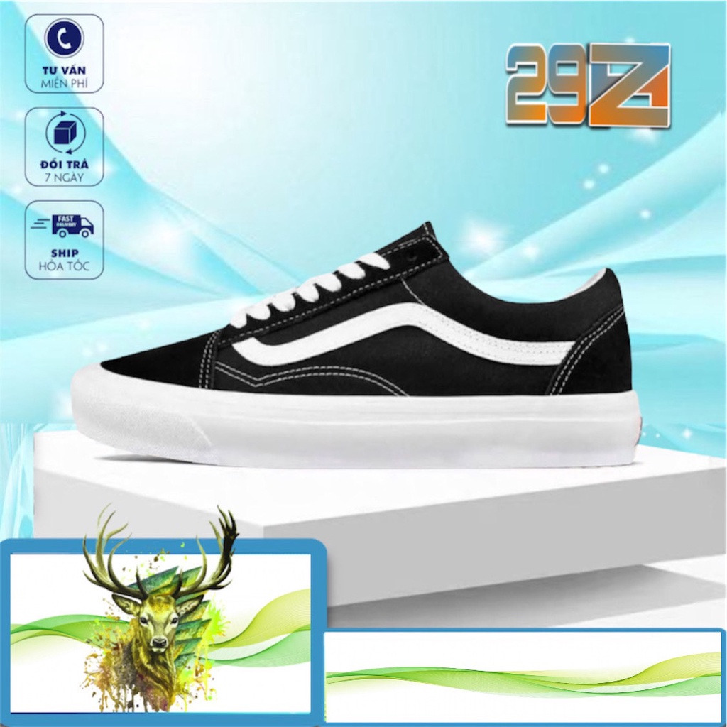 GIÀY 𝐕𝐀𝐍𝐒 VAULT OLD SKOOL MÀU ĐEN Giày thể thao nam nữ 2021 [ Full box bill ]