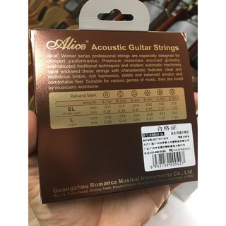 DÂY ĐÀN GUITAR ACOUSTIC ALICE AW435