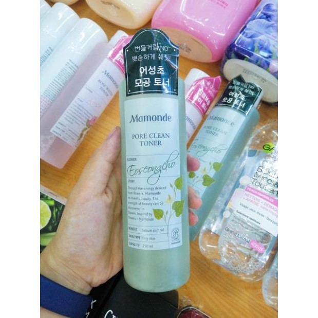 Nước Hoa Hồng Mamonde Diếp Cá Làm Sạch Dầu Nhờn Và Ngăn Ngừa Mụn 250ml