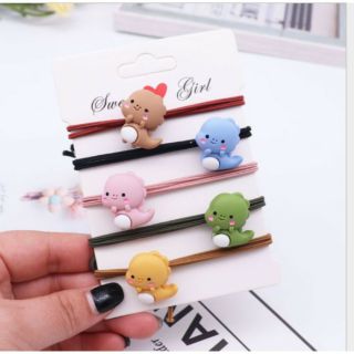 Dây buộc tóc chibi khủng long