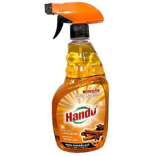 Nước lau kính siêu sạch an toàn Hando 680ml Hương Quế