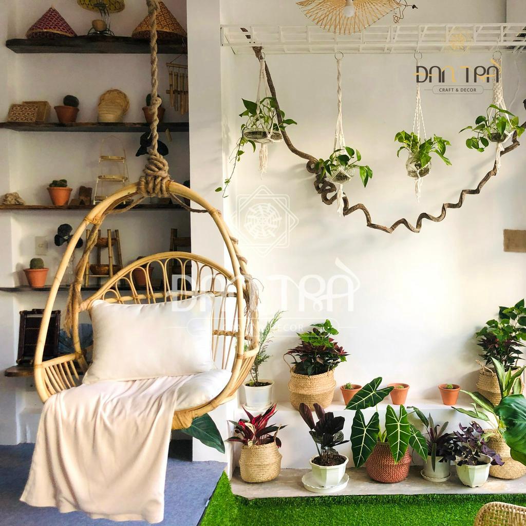 Xích Đu Mây Trứng, Xích Đu Mây Thư Giãn, Ghế Treo Mây Cao Cấp Giá Rẻ, Ghế Mây ĐAN TRÀ, Nội thất Mây Tre Đan