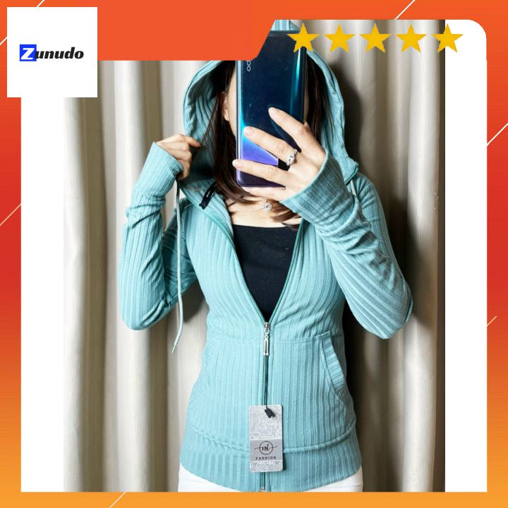 Áo khoác nữ thun gân, bao đẹp bao thời trang [ KHÔNG ĐẸP HOÀN TIỀN GẤP ĐÔI ]