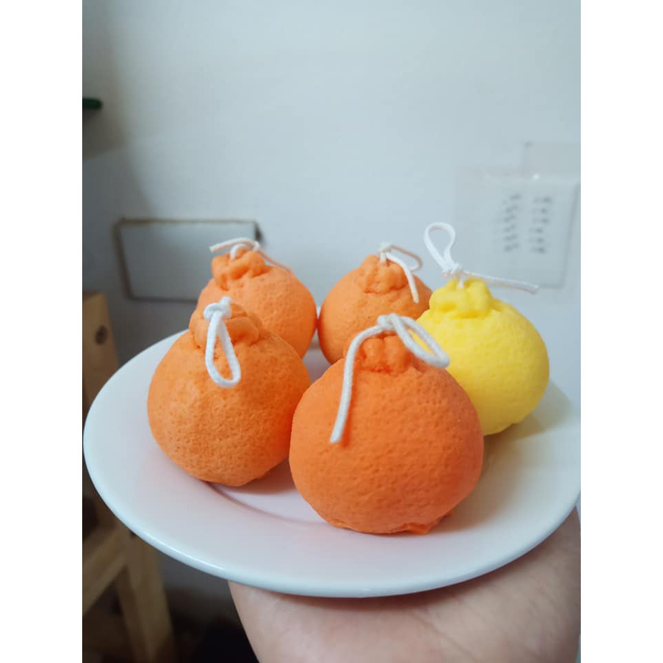 Combo cam và nến Macaron-Nến Decor
