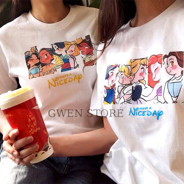 ÁO THUN TAY LỠ ITEM NHÂN VẬT HOẠT HÌNH UNISEX