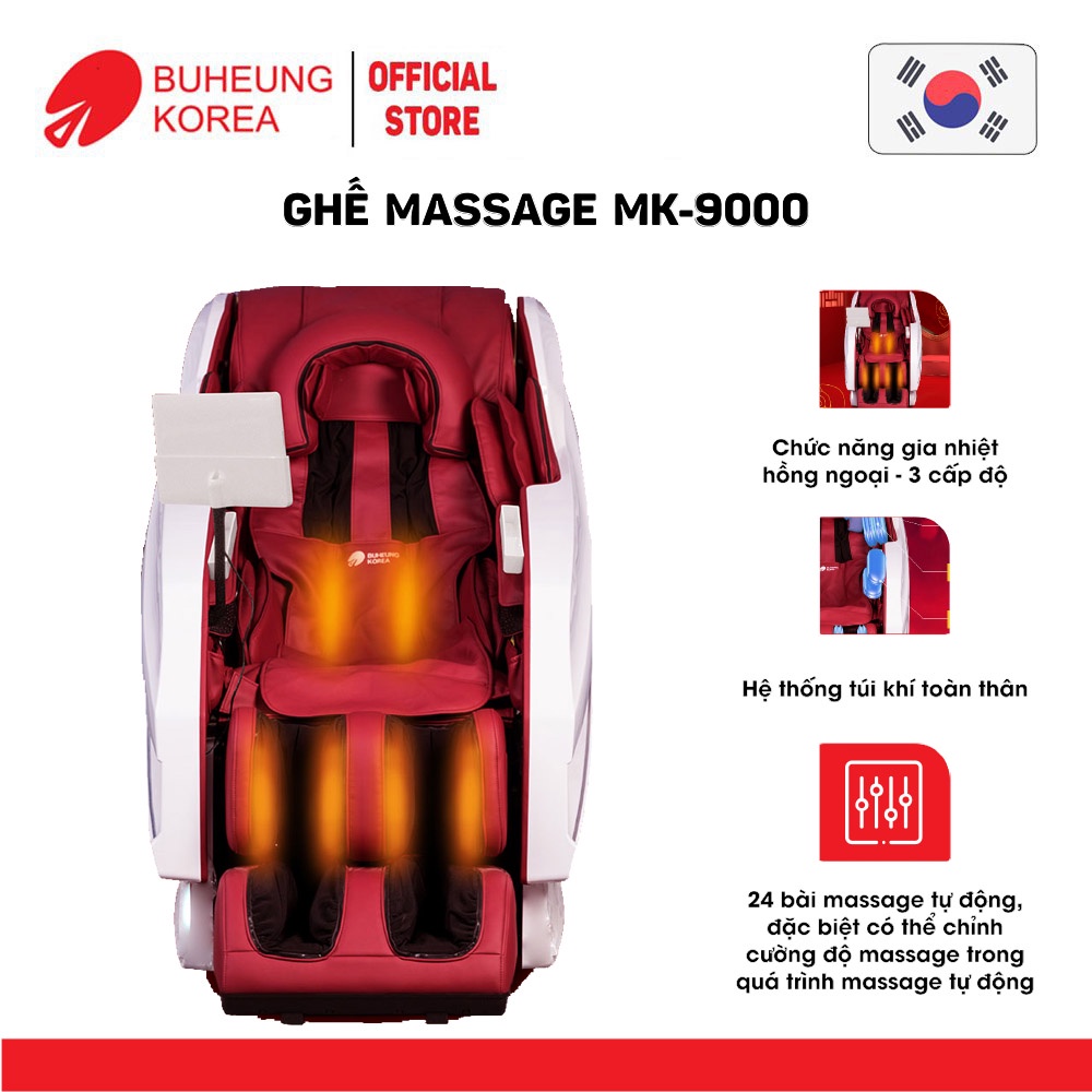 Ghế Massage Buheung MK-9000 4D Rose Royal