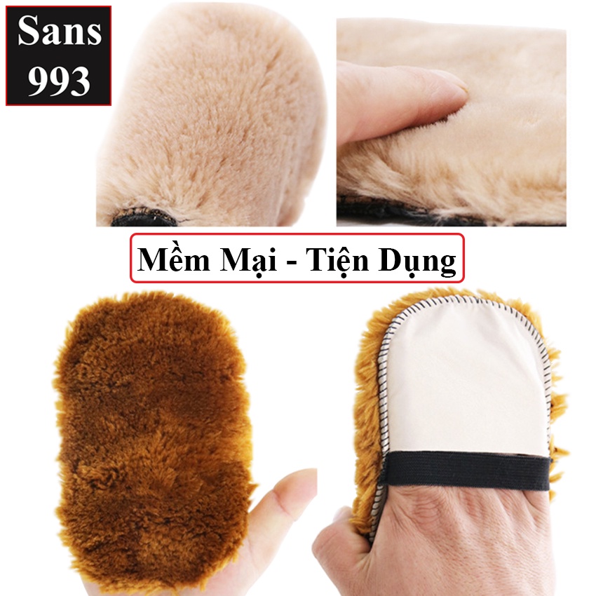 Lau giày đồ da đa năng Sans993 tiện lợi mềm mại tốt cho vật dụng