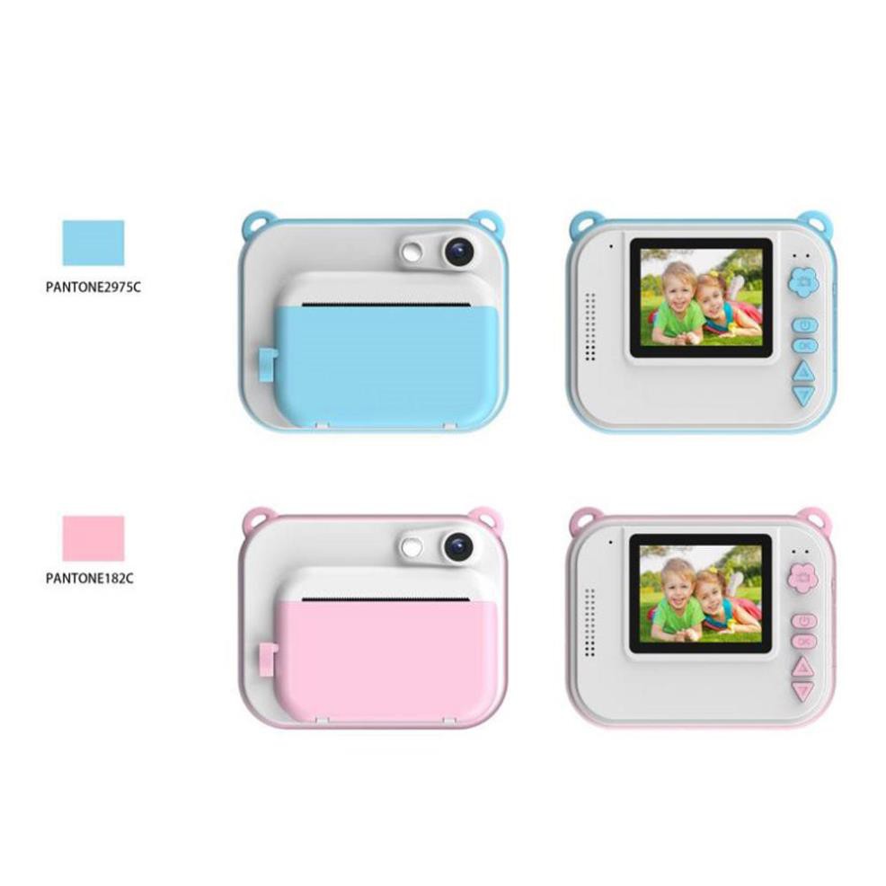 Máy ảnh trẻ em kỹ thuật số mini 2 inch DIY tức thì tự động in ảnh đen trắng | BigBuy360 - bigbuy360.vn