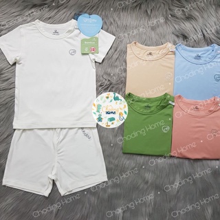 Bộ cộc tay cài vai bu bambus b3 • 9-12m 12-18m 18-24m 2-3y 3-4y • choding home