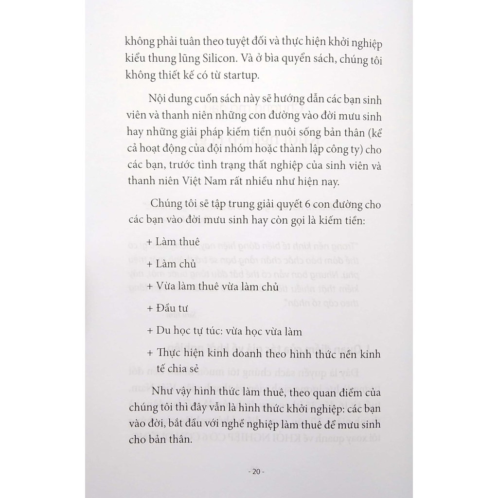 Sách 6 Con Đường Khởi Nghiệp Dễ Thành Công