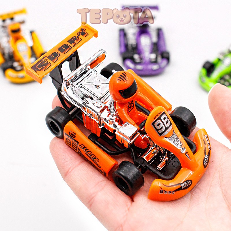 Xe Đồ Chơi Kart Mini Chạy Cót Giúp Bé Phát Triển Kỹ Năng Vận Động MN03
