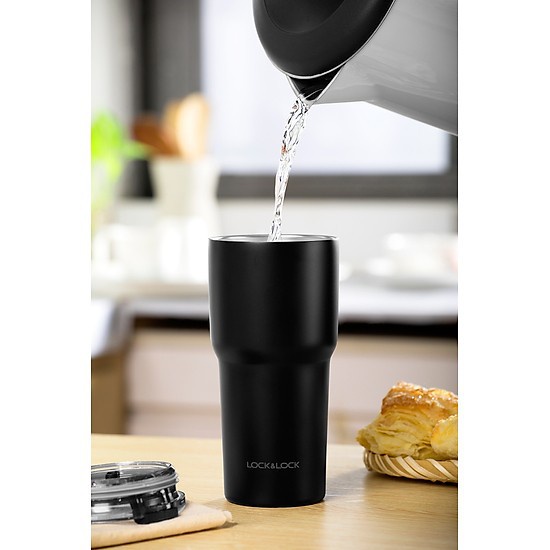 Ly giữ nhiệt LocknLock Swing Tumbler LHC4179 LHC4197BLK dung tích 350ml màu đen  - K-MALL