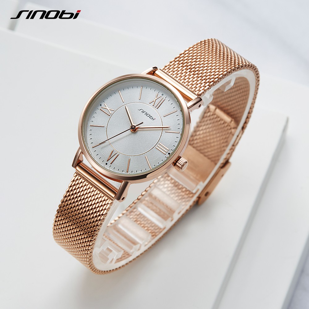 Đồng Hồ Nữ Thời Trang SINOBI Thanh Lịch - 11S9799L01 - Hàng Chính Hãng