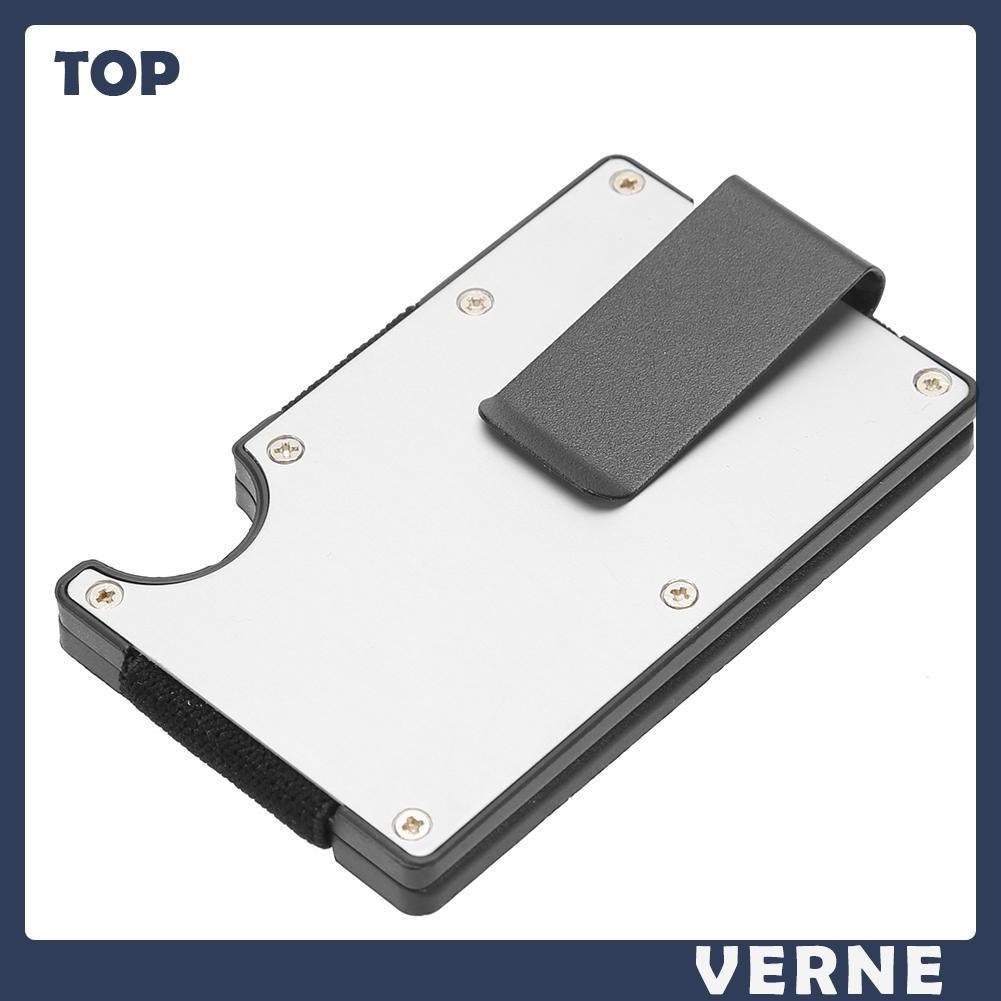 (Hàng Mới Về) Kẹp Inox Giữ Thẻ / Tiền Mặt Tiện Dụng