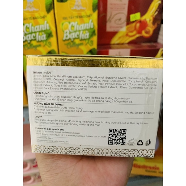 Kem Body Đông Anh x3 [ chính hãng ][ có mã test- bao test ]