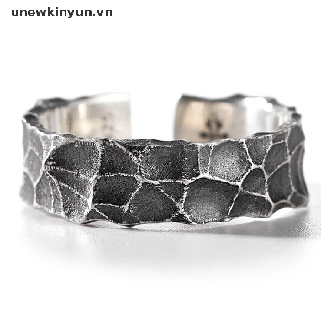 Nhẫn Bạc Thái Không Gây Dị Ứng Có Thể Điều Chỉnh Phong Cách Retro Cho Nam