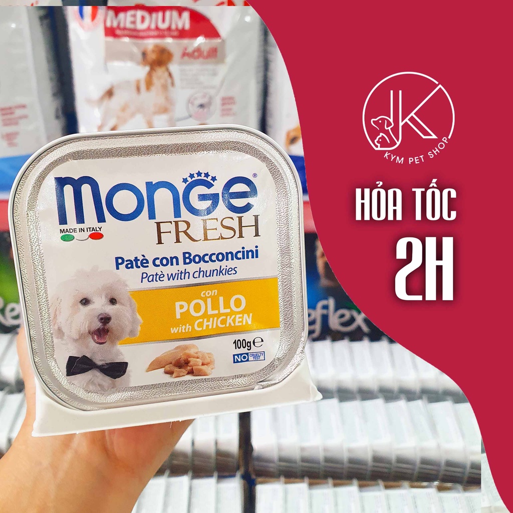 MONGE - Pate dinh dưỡng cho chó 100g