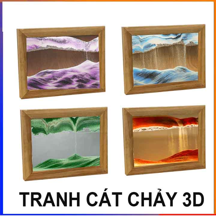 Tranh cát chuyển động 3D tranh cát lún