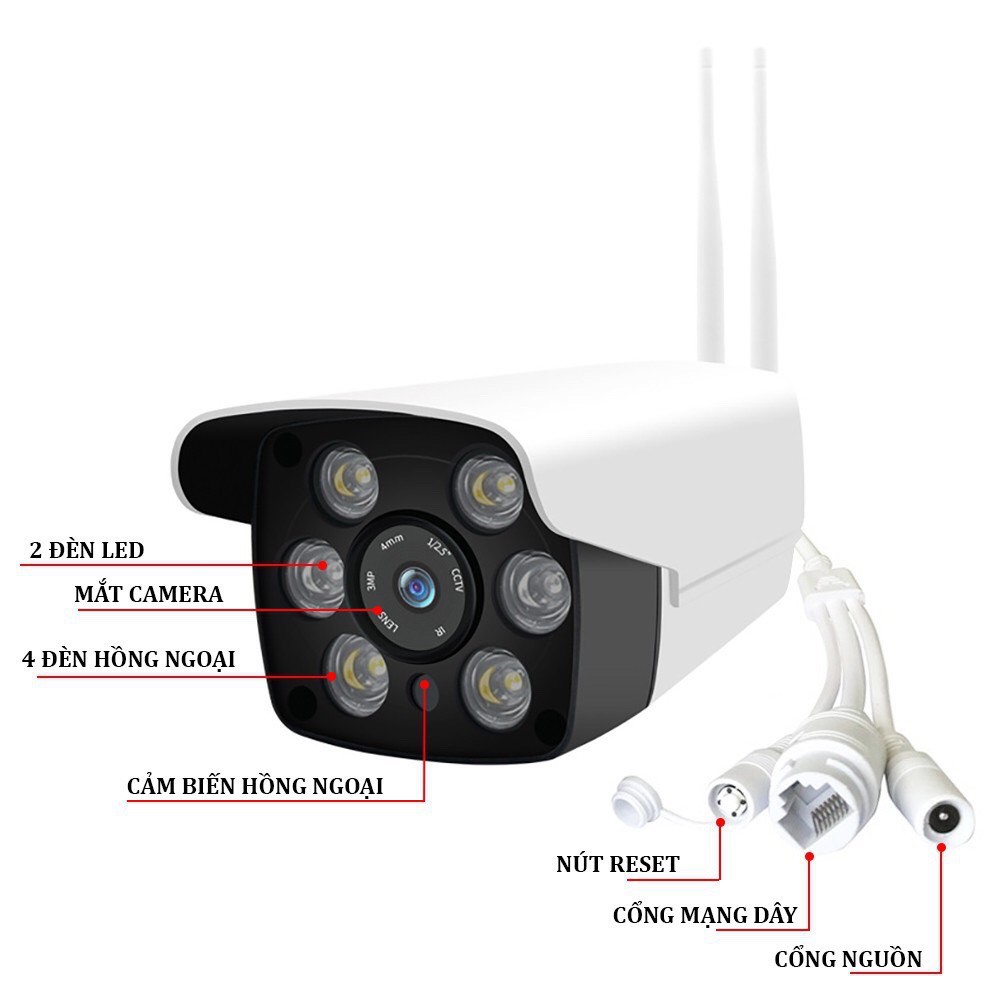 Camera wifi ngoài trời siêu chống nước | WebRaoVat - webraovat.net.vn