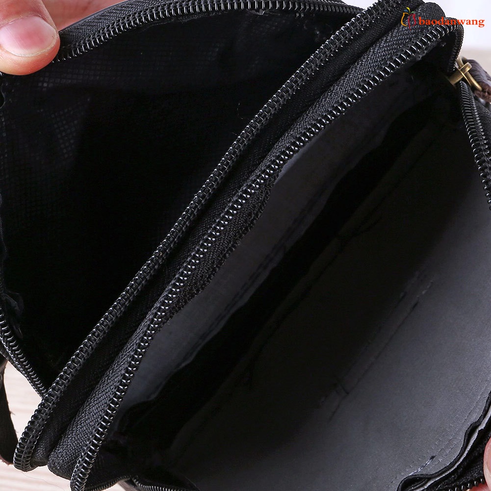 Túi Da Pu Đeo Hông Đựng Điện Thoại Đa Năng Cho Nam