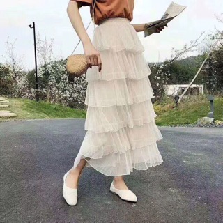 Chân váy 6 tầng