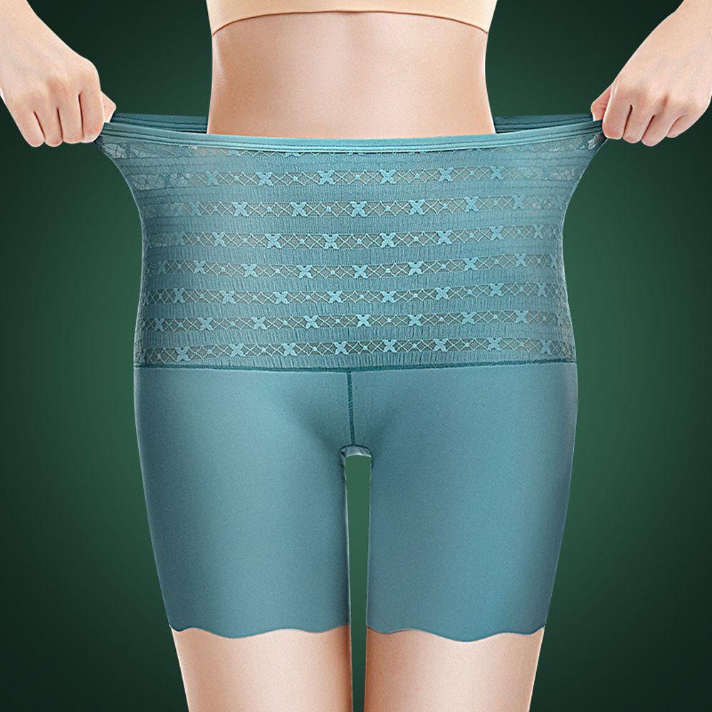 OCEANMAP Quần Lót An Toàn Lưng Cao Plus Size Cho Nữ