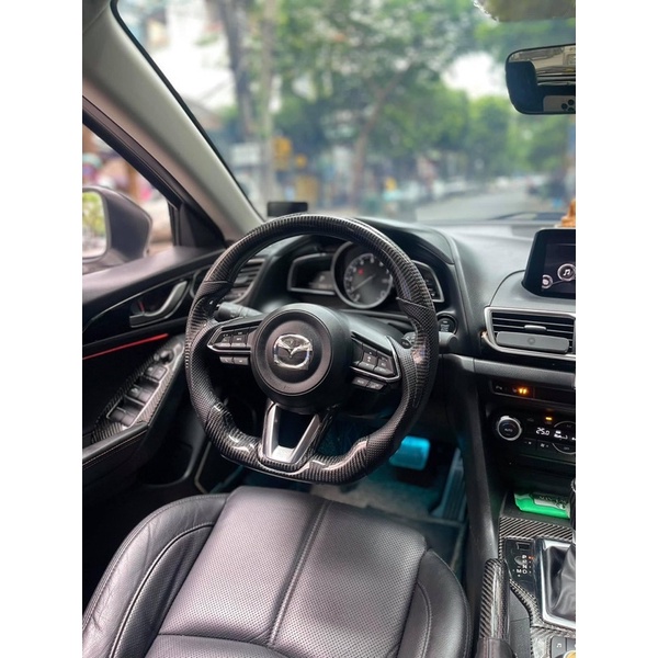 Vô lăng cacbon nguyên chiếc Mazda 2, 3, cx5, cx8