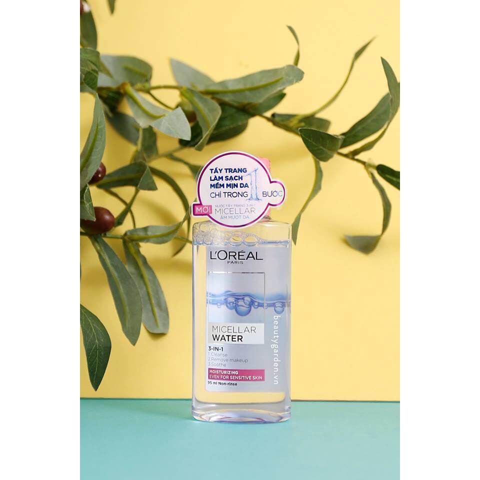 NƯỚC TẨY TRANG L'OREAL HỒNG 95ML