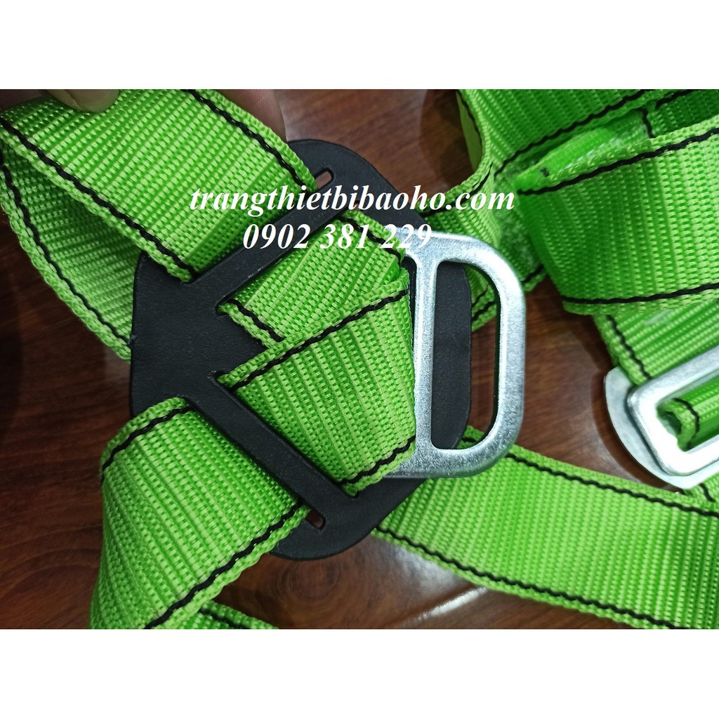 Dây an toàn toàn thân 02 móc thép dây thừng có giảm sốc
