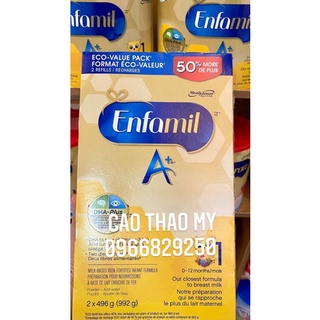 Sữa Enfamil Canada số 1, số 2 992gr