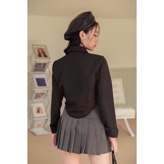 25 STUDIO Chân váy tennis nữ xếp li cạp cao dáng xòe Aki Skirt