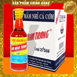 Nước mắm 584 Nha Trang 25 đạm, Date luôn mới, Combo 5 chai Thủy Tinh 500ml hoặc 1 Thùng 6 chai nhựa 500ml