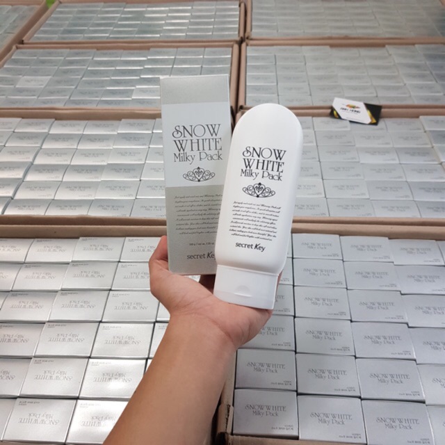 Kem Tắm Trắng Secret Key Snow White Milky Pack