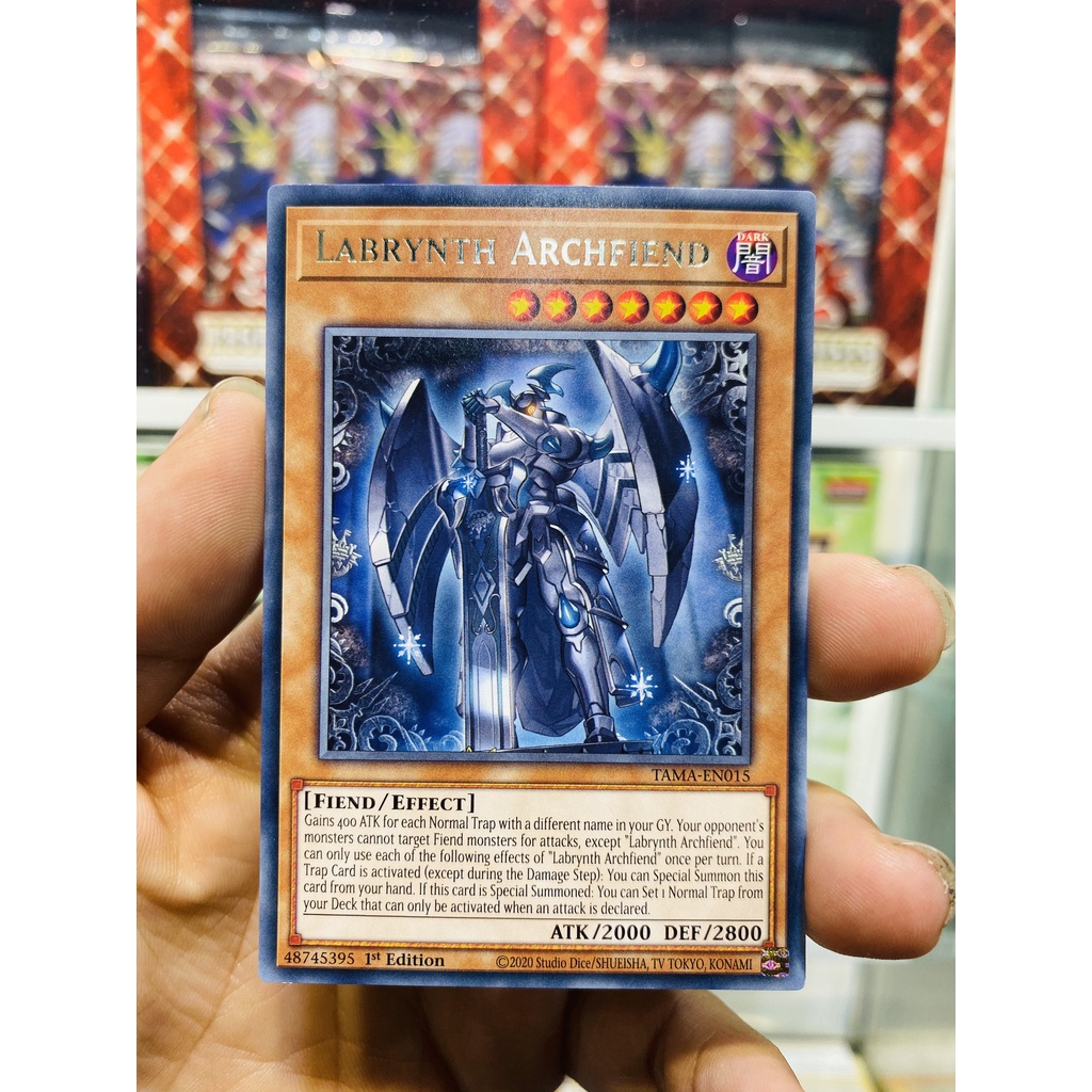 Thẻ Bài YugiOh! Mã TAMA-EN015 - Labrynth Archfiend - Rare - 1st Edition