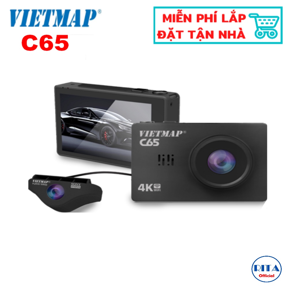[Miễn Phí Lắp Đặt] Camera Hành Trình Vietmap C65