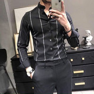 Sơ mi lụa kẻ sọc loại 1